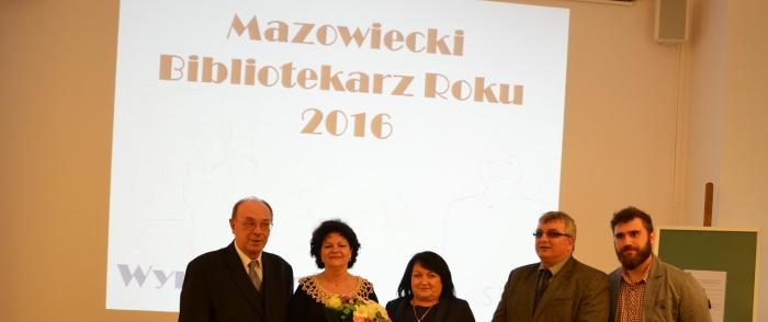 Mazowiecki Bibliotekarz Roku 2016